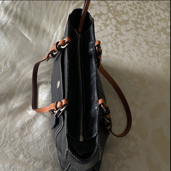 Vintage Coach Tote in pebbled leather - Picture 3 of 11